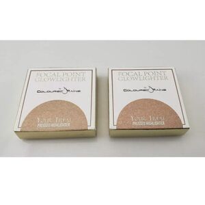 2x Coloured Raine Focal Point Glowlighter Pressed Highlighter YOUR TREAT 0.12 oz